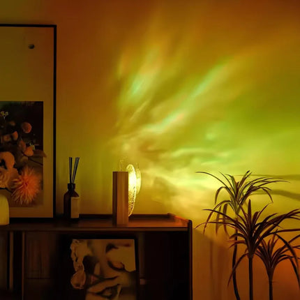 Sunset Ambiance Light with Adjustable Projection | Romantic Ocean Waves and Sunset Effects for Cozy Atmosphere