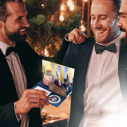 Pop Up Christmas Card with Light and Sound, Funny Christmas Cards with Voice Message and Music – image 8