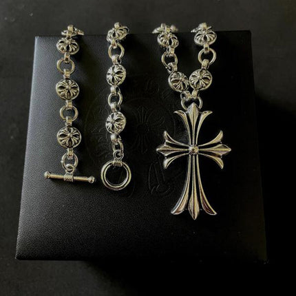 Cross Pendant Necklace, Silver Cross Pendant