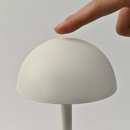 Cordless Nordic Minimalist Table Lamp with Dimmable Lighting | Sleek Iron Design for Cozy Atmospheres
