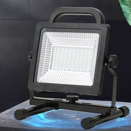 Solar Floodlight with Adjustable Brightness Levels | 2000 Lumen Outdoor Lighting for Events and Safety