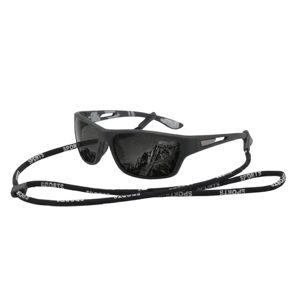 Polarized Sports Sunglasses, Scratch Resistant Wraparound Sunglasses 2 Pack – image 5