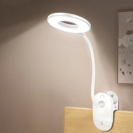 Clip On Bedside Lamp, Wireless Bedroom Lamp with Touch Control, Rechargeable Touch Lamp for Desk, Bedroom Lighting