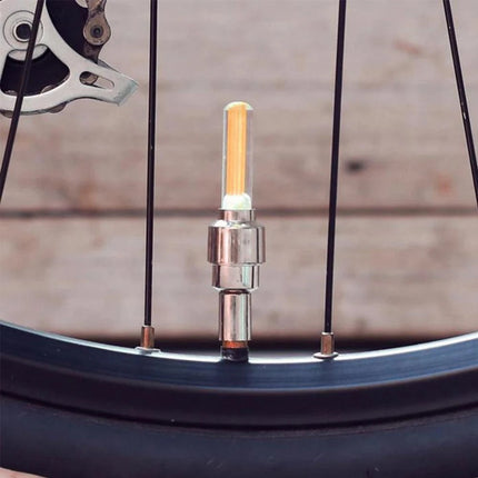 Tire Valve Caps with LED Light, Motion Activated Bike Wheel Lights – image 5
