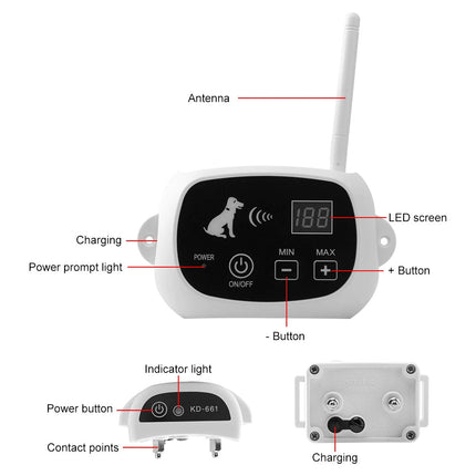 Wireless Dog Fence System, Electric Dog Fence Collar – image 7