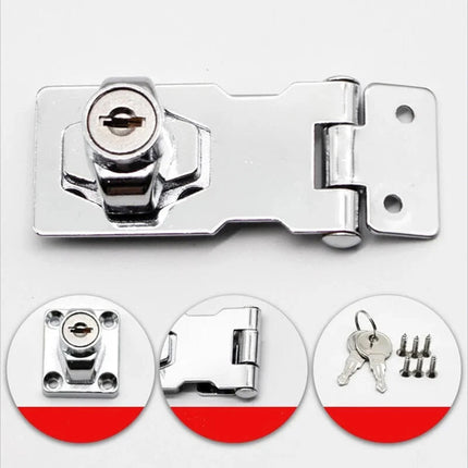 No Drill Door Lock with Keys, Door Latch for Glass Doors – image 5