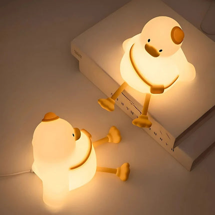 SqueezeBuddies Night Light with Adjustable Brightness | Portable Rechargeable Light for Cozy Bedtime Atmosphere