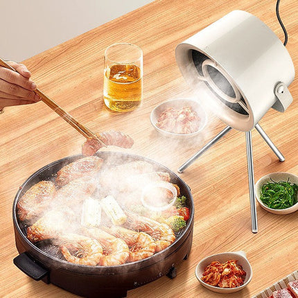 Portable Desktop Range Hood with USB Charging | Powerful Suction for Clean Cooking Fumes and Odors