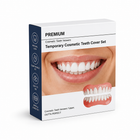 Removable Dental Veneers for Upper and Lower Teeth, Natural Look Fake Teeth Covers – image 5