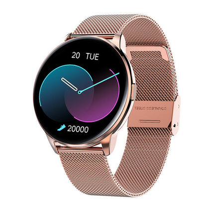 Smart Watch with IPS Touch Screen & Silicone Strap | GPS & Health Monitoring for Fitness Tracking
