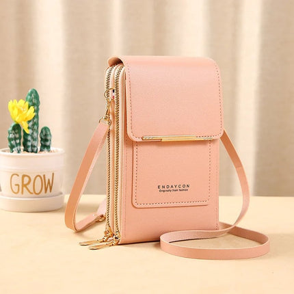 Crossbody Bag with Phone Wallet, Small Shoulder Bag with Touchscreen Phone Pocket – image 5