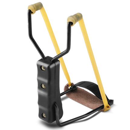 Folding Wrist Slingshot with Brace, Aluminum Pocket Slingshot for Adults