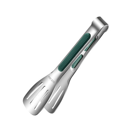 304 Stainless Steel Kitchen Tongs with Ergonomic Design | Durable and Versatile Grilling Tool for Cooking and Serving