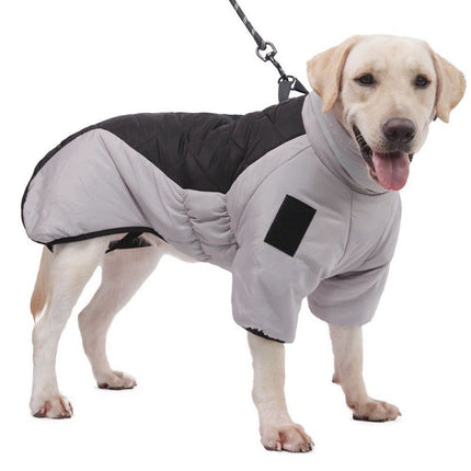 Warm Waterproof Pet Coat with Thickened Insulation | Comfortable and Stylish Winter Jacket for Dogs