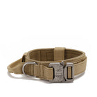 Tactical Dog Collar with Adjustable Fit | Durable Monochrome Nylon Design for Comfortable Outdoor Adventures