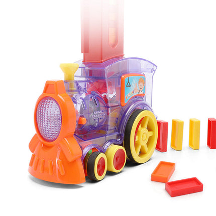 Automatic Domino Train Toy with Interactive Steering | Fun Learning Tool for Kids' Coordination and Creativity