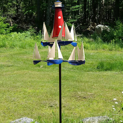 Metal Wind Spinner, Metal Yard Art – image 6