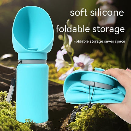 Foldable Pet Water Bottle with Leak-Proof Design | Travel-Friendly Hydration Solution for Dogs and Cats