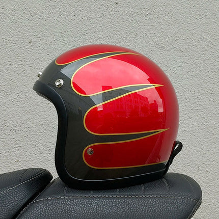 DOT Approved Motorcycle Helmet, Low Profile Motorcycle Helmet with Fiberglass Shell – image 14