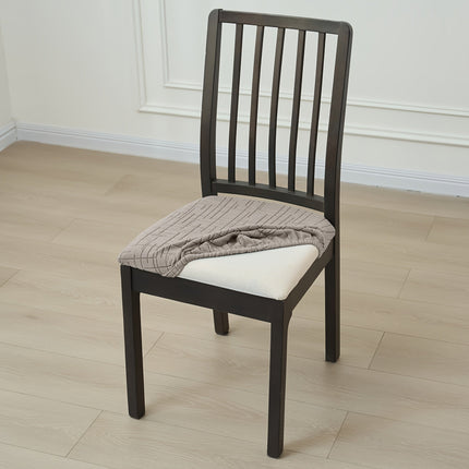 Dining Chair Slipcovers Set of 4 or 6, Cross Pattern Stretch Chair Covers – image 4