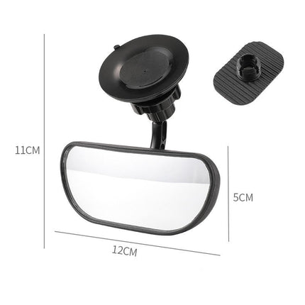 Wide Angle Rearview Mirror for Car, Blind Spot Mirror, Adjustable Car Mirror with Suction Cup, Car Accessories