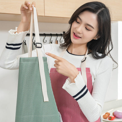 Waterproof Women's Apron with Adjustable Neck Strap & Pocket | Versatile Apron for Cooking, BBQ, and Art