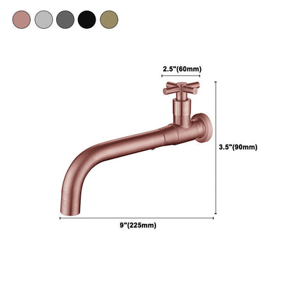 Wall Mounted Bathroom Faucet, Stainless Steel Wall Mount Faucet with Swivel Spout – image 12