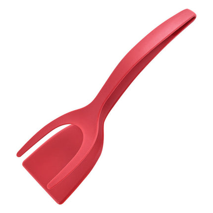 2-in-1 Grip and Flip Tongs with Heat-Resistant Spatula | Versatile Kitchen Tool for Easy Flipping and Gripping