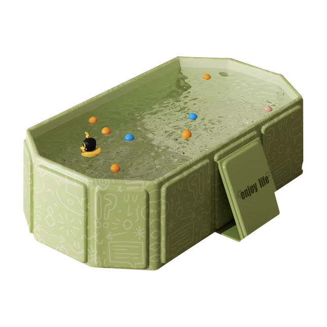 Infant Bathtub Foldable, Newborn Bath Tub with Tip Proof Edges, Portable Bathtub for Baby, Collapsible Baby Bath Tub