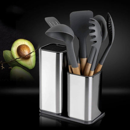 Multifunctional Kitchen Tool Holder with Elegant Design | Durable Stainless Steel Organizer for Effortless Access and Hygiene