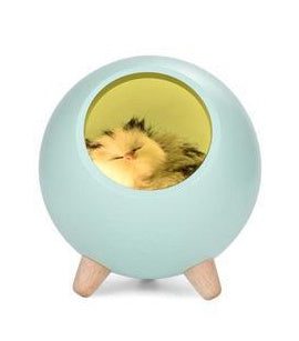 Cute Kitten Bluetooth Speaker Night Light with USB Charging | Multi-Functional Light and Audio for Cozy Homes