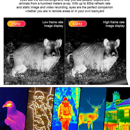 Night Vision Device with HD Screen, Handheld Thermal Camera for Hunting and Camping – image 4