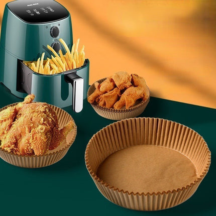 Non-Stick Air Fryer Paper Liners with 4.5cm Raised Edge | Keep Your Air Fryer Clean and Food Healthy