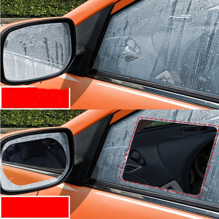 Rain Proof Safety Film for Automobile Rearview Mirror with 95% UV Protection | Scratch Resistant & Transparent for Enhanced Visibility