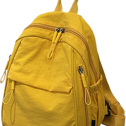 Waterproof Backpack for Men and Women, Small Travel Backpack, Lightweight Nylon Book Bag for School