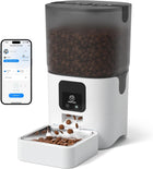 Automatic Cat Feeder with App Control & WiFi Connectivity | 6L Capacity for Scheduled Meals and Portion Control
