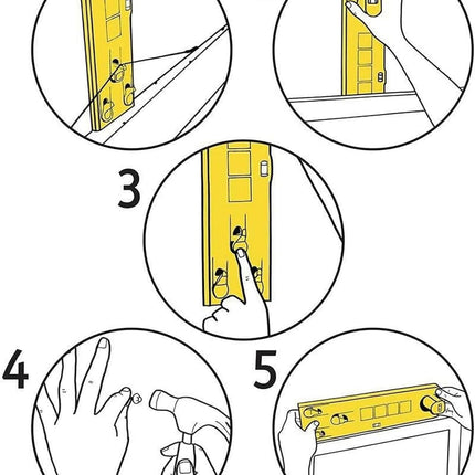 Picture Hanging Kit with Level and Marking Pins, Picture Hanger Tool with Sawtooth Hooks Screw Eyes Nails and Wire – image 5