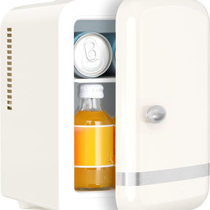 Portable Mini Fridge | 4L Portable Cooler & Warmer with Dual Functionality | Ideal for Madication, Skincare, Beverages & Snacks