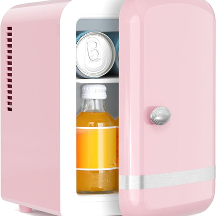 Portable Mini Fridge | 4L Portable Cooler & Warmer with Dual Functionality | Ideal for Madication, Skincare, Beverages & Snacks