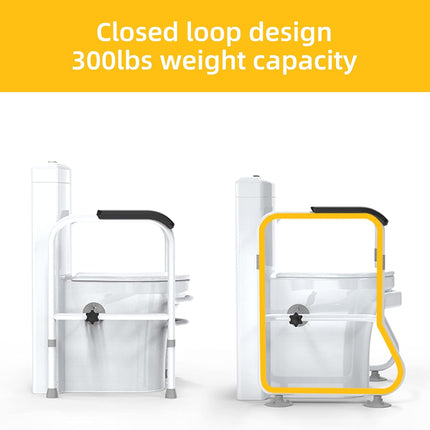 Toilet Safety Rails, Toilet Rails for Seniors and Elderly