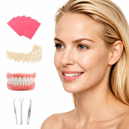 Vepine Denture Pro | Complete Denture Kit with Easy-to-Use Instructions | Ideal for At-Home Denture Creation