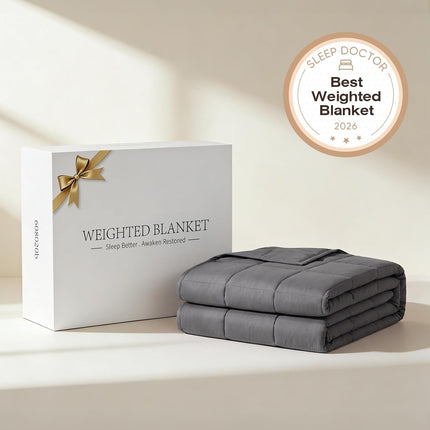 Cozy Comfort | Cooling Weighted Blanket for Adults with Premium Glass Beads | Soft Breathable Design for Relaxation and Sleep Quality