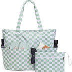 Light Green Checkered