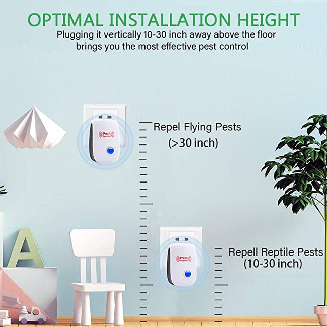 Plug In Mouse Repeller, Ultrasonic Rat Repeller