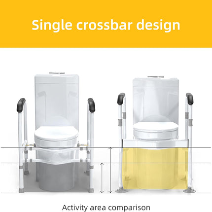 Toilet Safety Rails, Adjustable Toilet Safety Frame