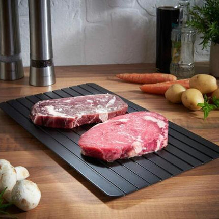 Quick Defrosting Tray with Thermal Conductivity | Natural Thawing Solution for Fast Meal Preparation