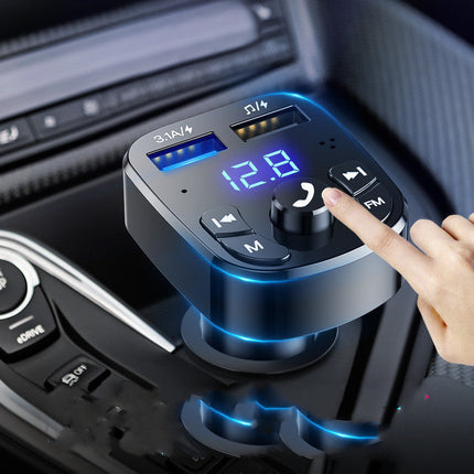 Car MP3 Player with Bluetooth 5.0 & Dual USB Ports | Fast Charging & Seamless Music Streaming for Road Trips