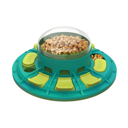 Interactive Pet Slow Feeding Puzzle Toy for IQ Improvement | Durable Plastic Feeding Solution for Healthy Eating Habits