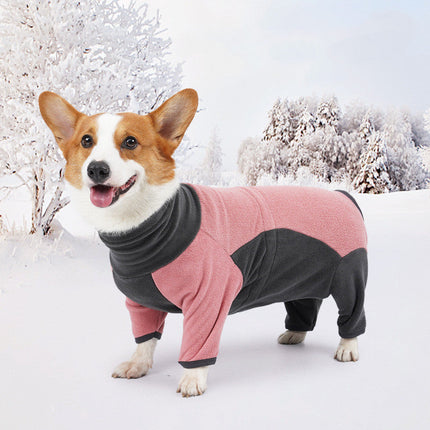Fleece Dog Coat for Winter with Adjustable Hood | Cozy Quadruped Clothing for All Breeds