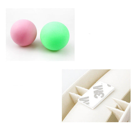 Curved Cat Toy with Track Plate & Colorful Balls | Durable Plastic for Endless Entertainment and Play